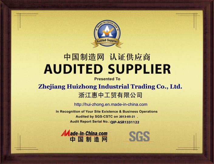 AWARDED AUDITED SUPPLIER BY SGS AND MADE