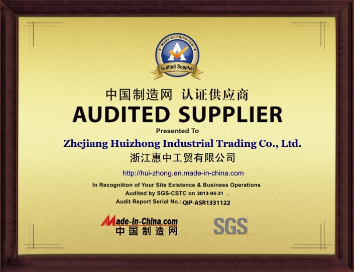 AWARDED AUDITED SUPPLIER BY SGS AND MADE