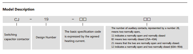  CJ19 Series Switching capacitor contactor(图2)